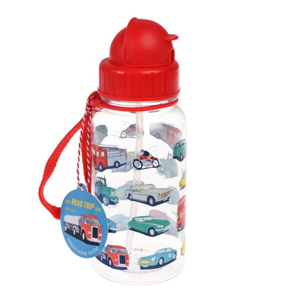 Botella de Agua de Plástico 500ml Road Trip