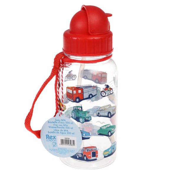 Botella de Agua de Plástico 500ml Road Trip