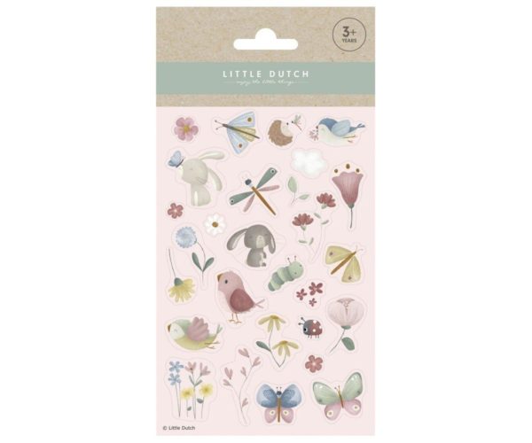 Set de pegatinas Flores y Mariposas LITTLE DUTCH