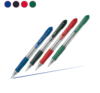 Bolígrafo Pilot Supergrip en los 4 colores