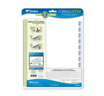 Forralisto PVC - Paquete 5 Forros Nº29