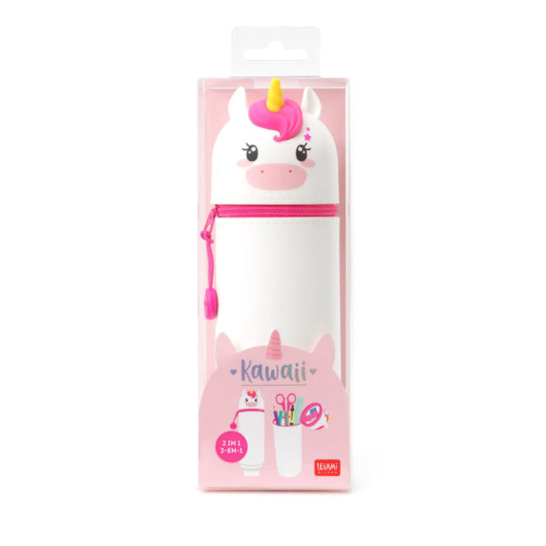 Estuche de Silicona 2 en 1 - Kawaii-Unicornio