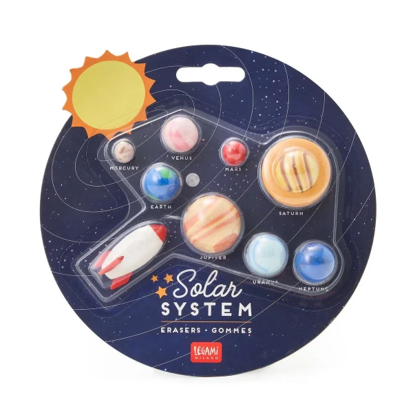 Set de 9 gomas - Solar System