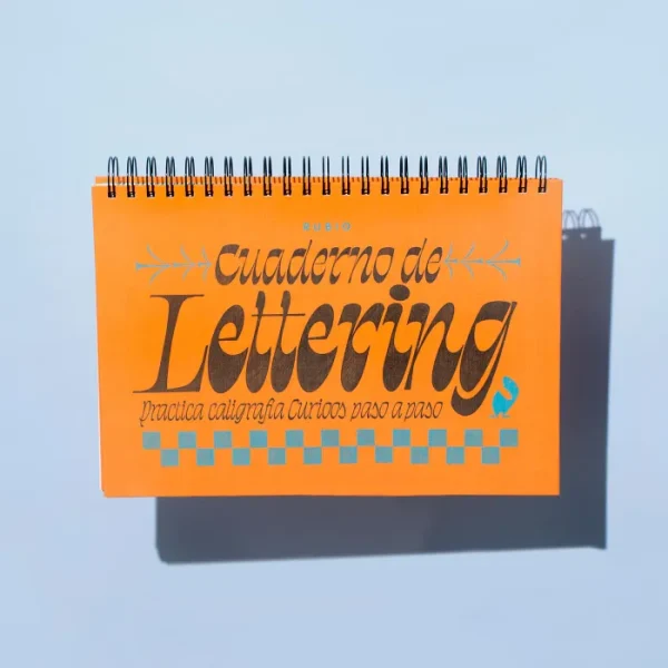 Cuaderno de Lettering. Practica Caligrafía Curioos