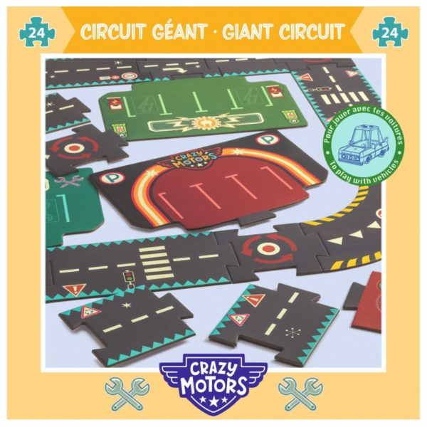 Circuito Djeco Crazy Motors Puzzle