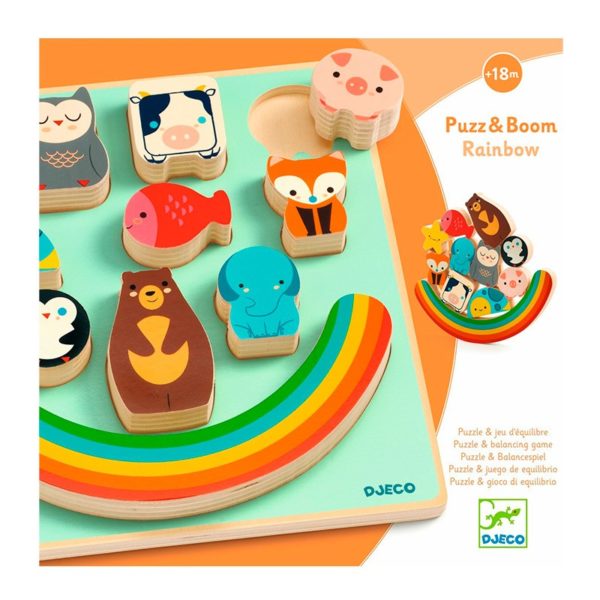 Puzzle Encajable & Boom Rainbow