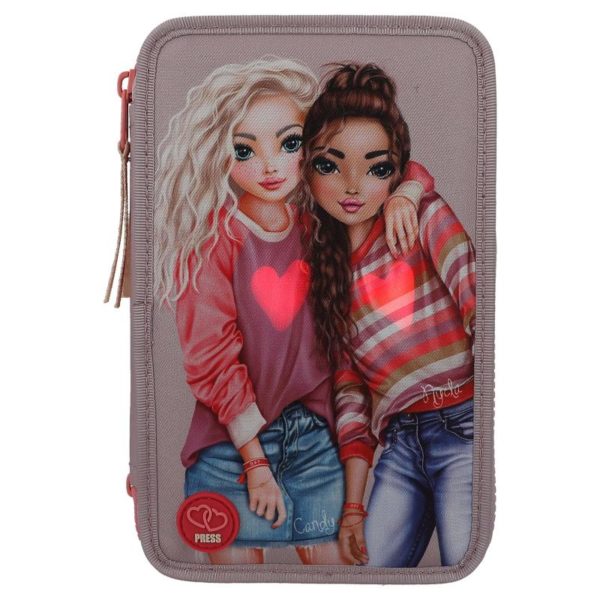 TopModel Estuche Triple Best Friends Led