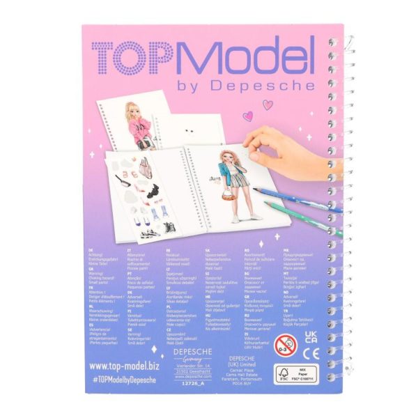 Cuaderno colorear TOPModel