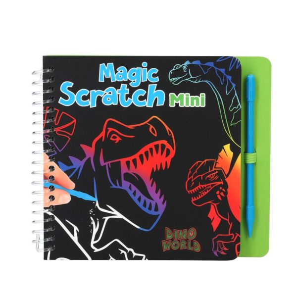 Dino World Mini Magic-Scratch Book