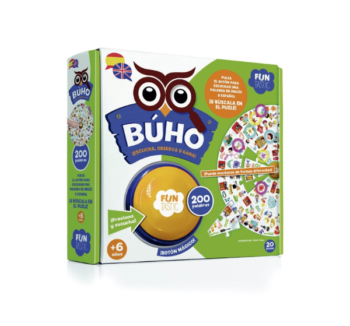Buho Puzzle Botón 200 Palabras