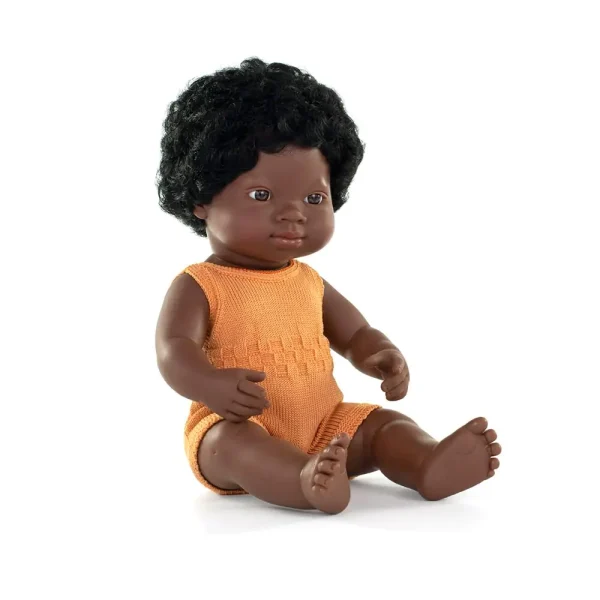 Muñeca Africana 38 cm Pelele Melón