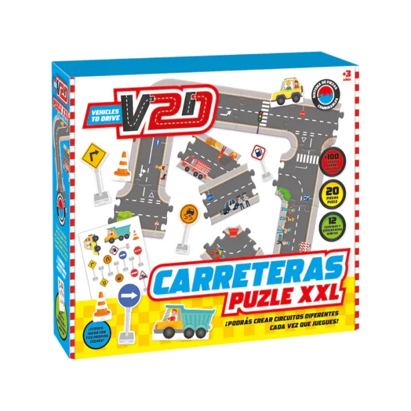 Puzzle XXL Infinito Carreteras