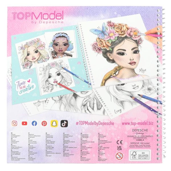 TopModel Libro Especial Para Colorear