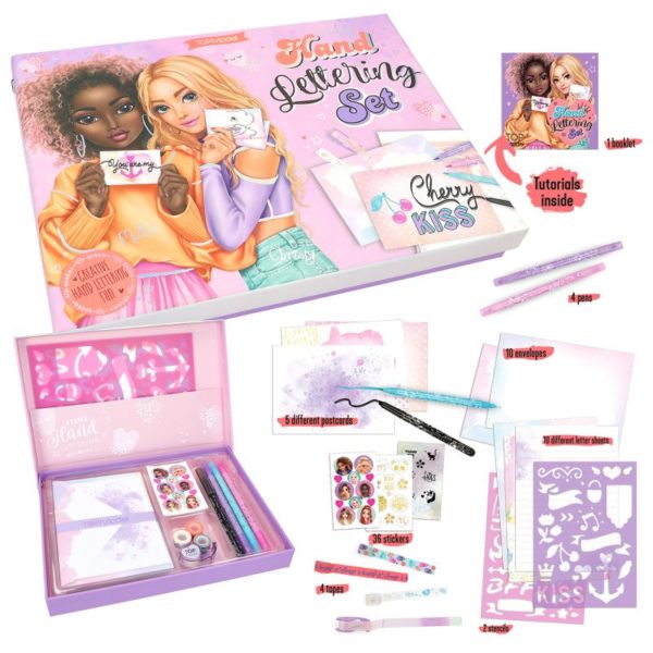 TopModel Set de Cartas y Lettering Box