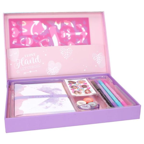 TopModel Set de Cartas y Lettering Box