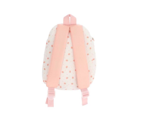 Mochila Para Muñecas Strawberries Blanca