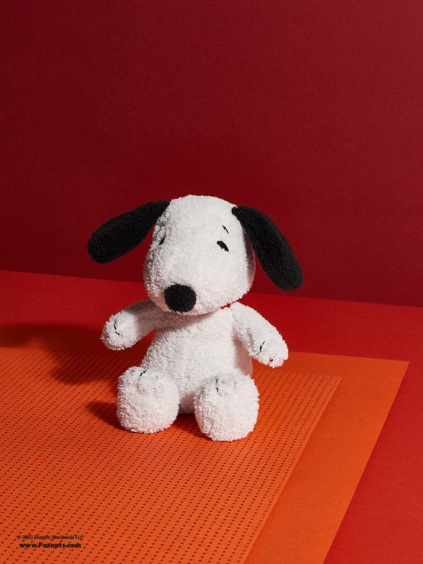 Snoopy Sentado Pana Crema