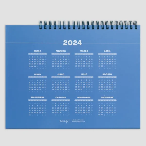 Calendario de Sobremesa 2024 - Tú y yo Vamos a Hacer Grandes Cosas