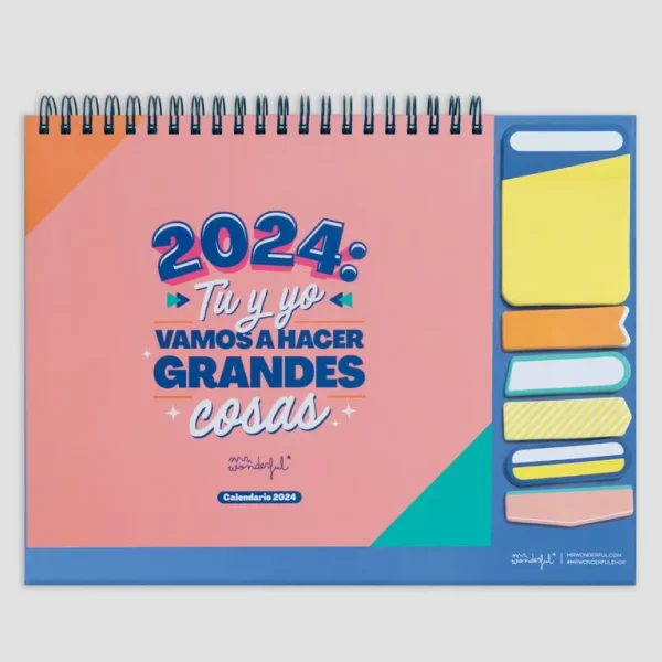 Calendario de Sobremesa 2024 - Tú y yo Vamos a Hacer Grandes Cosas