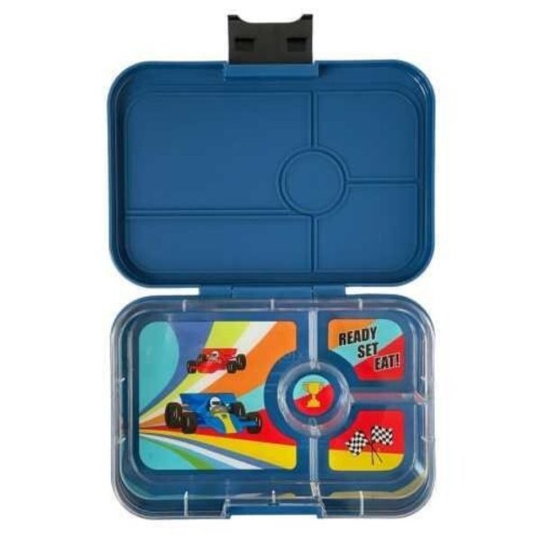 Yumbox Panino 4C Montecarlo Blue + Race Cars