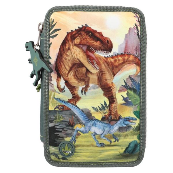 Dino World Estuche Triple Led