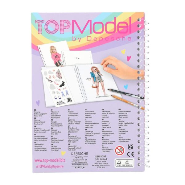 Cuaderno Colorear TopModel