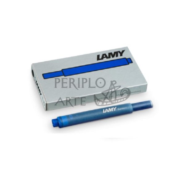 Caja de 5 Cartuchos de Tinta Lamy Azul Borrable