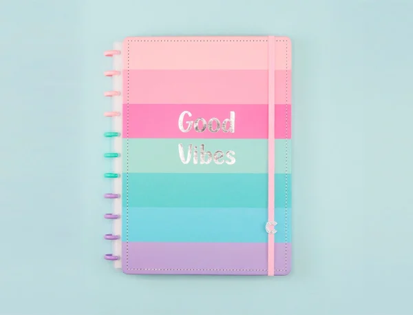 Cuaderno Inteligente Grande Good Vibes By Indy