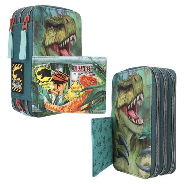 Dino World Estuche Triple Danger