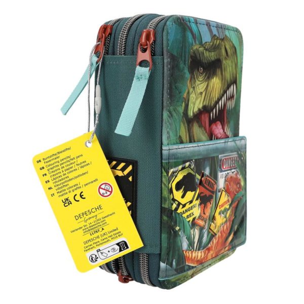 Dino World Estuche Triple Danger