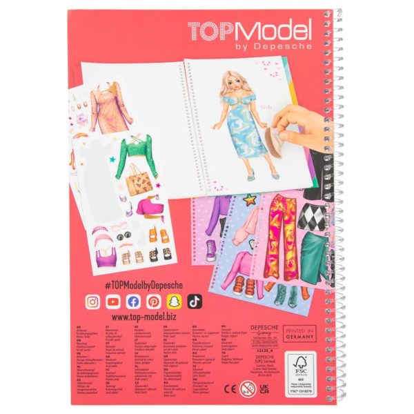 TopModel Cuaderno Grande Dress Me Up Vestidos Cut Out