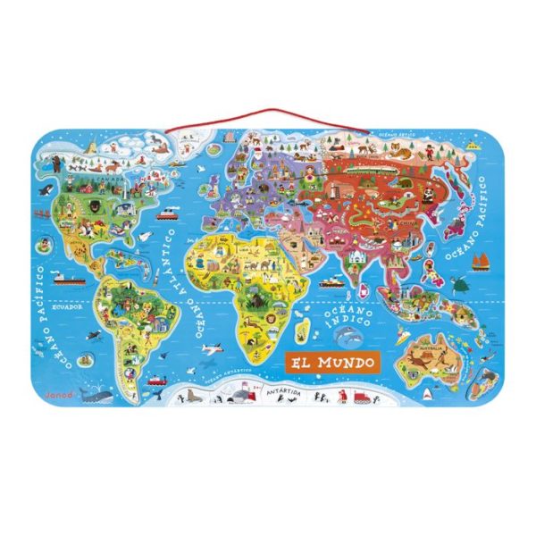 Puzzle Magnético Atlas Mundial