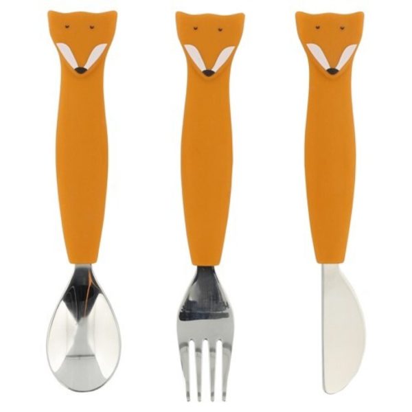 Set de Cubiertos-Mango Silicona-Fox