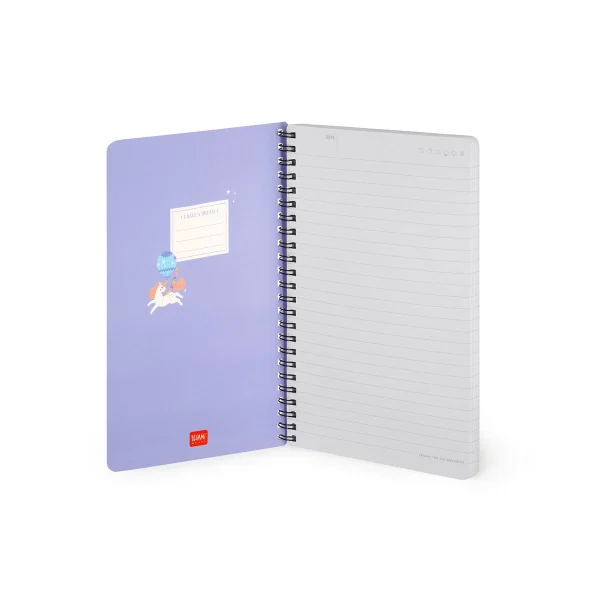 Cuaderno a Rayas A5 Unicornio