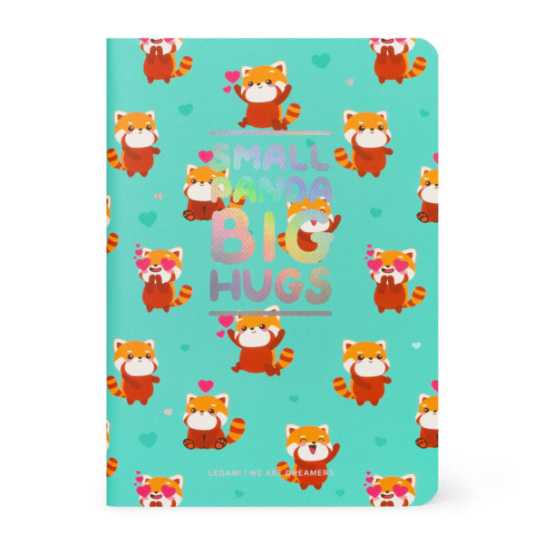 Cuaderno a Rayas A5 Red Panda