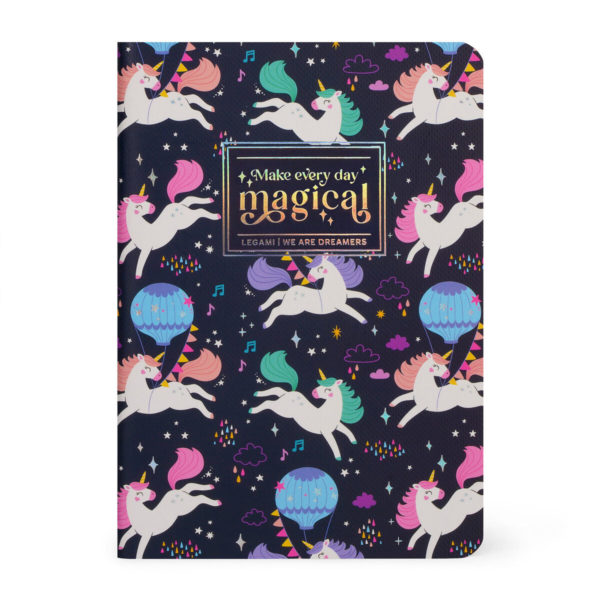 Cuaderno a Rayas A6 Unicornio