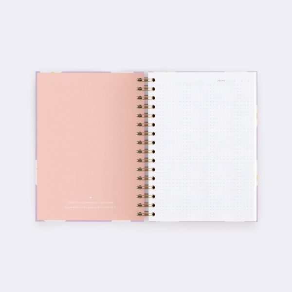 Cuaderno Charuca A5 Floral Lila