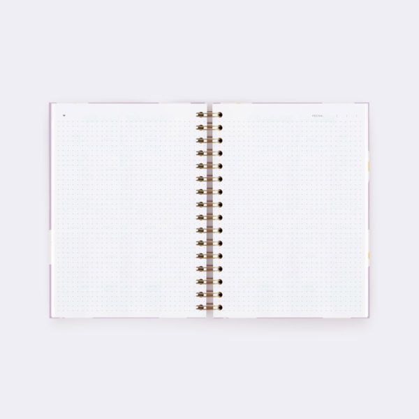 Cuaderno Charuca A5 Floral Lila