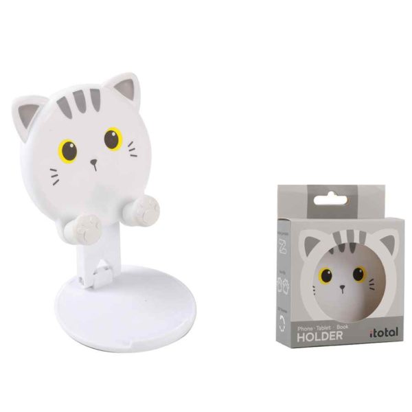 Soporte Para Móvil Gato Blanco