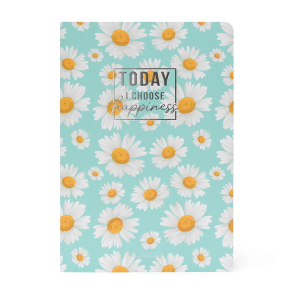 Cuaderno a Rayas - Medium - Hoja A5-Margaritas