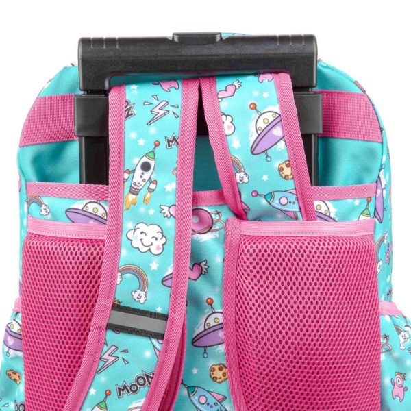 Mochila con Ruedas Buzzer Pastel Space