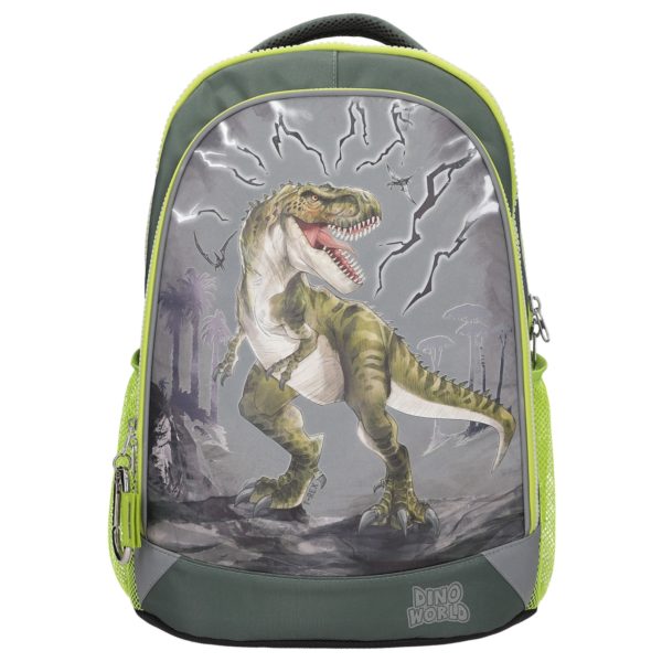 Dino World Mochila Escolar Reflector