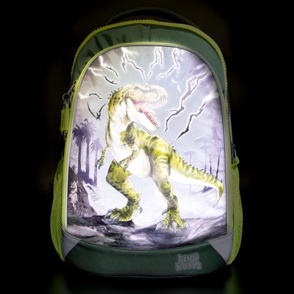 Dino World Mochila Escolar Reflector