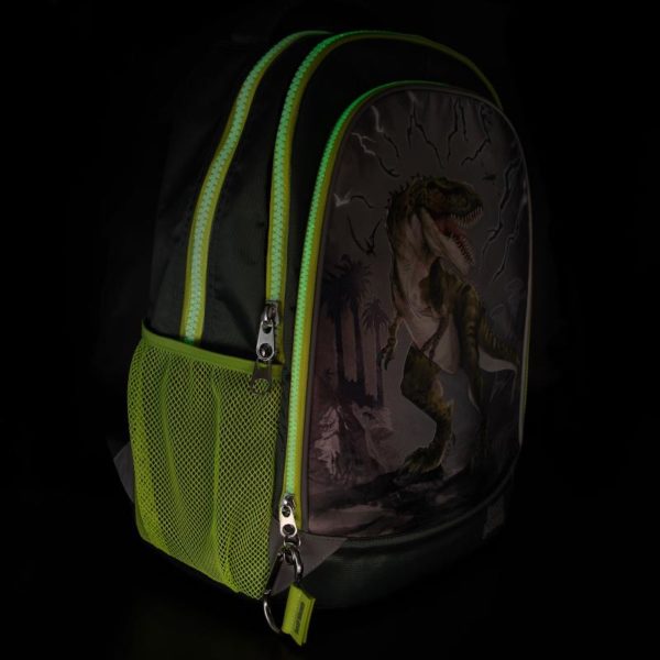 Dino World Mochila Escolar Reflector