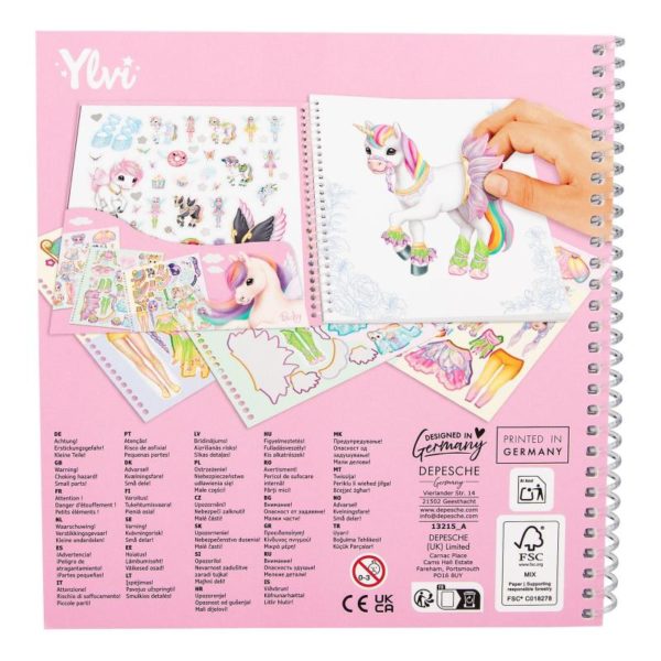 Cuaderno con Calcomanías Ylvi Dress Me Up