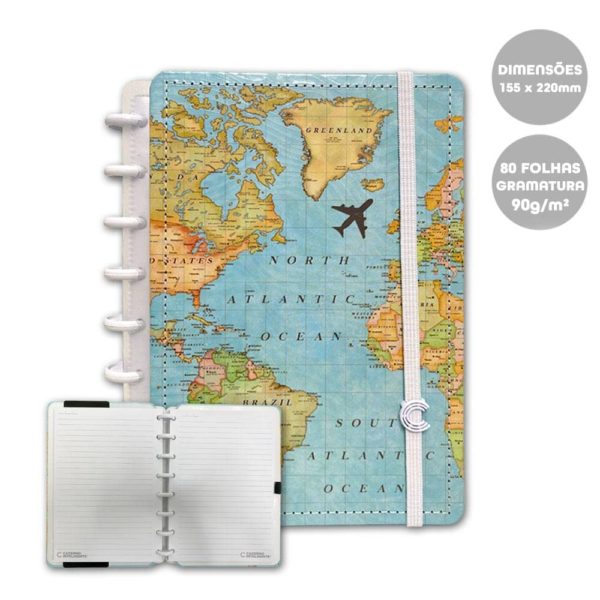 Cuaderno Inteligente Mapa Mundi Ed. Especial Gocase A5