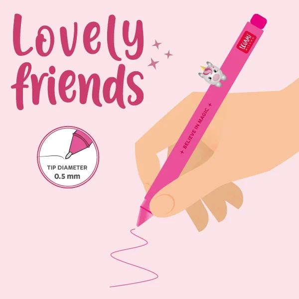 Bolígrafo de Gel - Lovely Friends-Unicornio