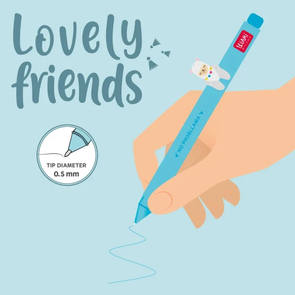 Bolígrafo de Gel - Lovely Friends-Llama