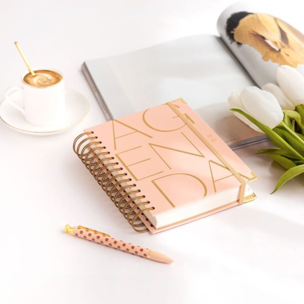 Agenda Escolar Diaria Pink Mediana