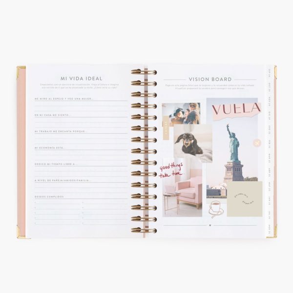 Agenda Escolar Diaria Pink Mediana